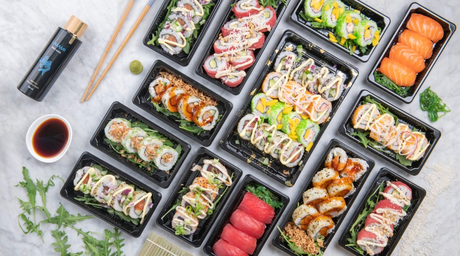 sushi voor de feestdagen