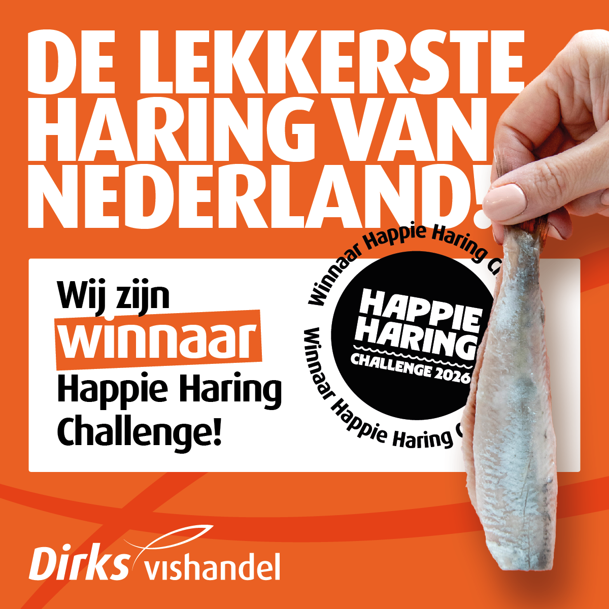 Dirks vishandel verkozen tot lekkerste haring van Nederland 2026
