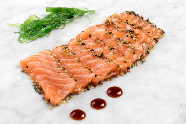 zalm sashimi