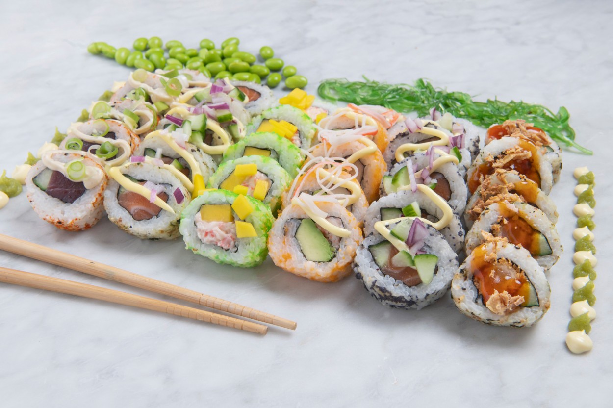 Sushi voordeel schaal