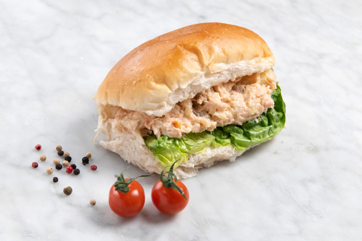 Broodje zalmsalade
