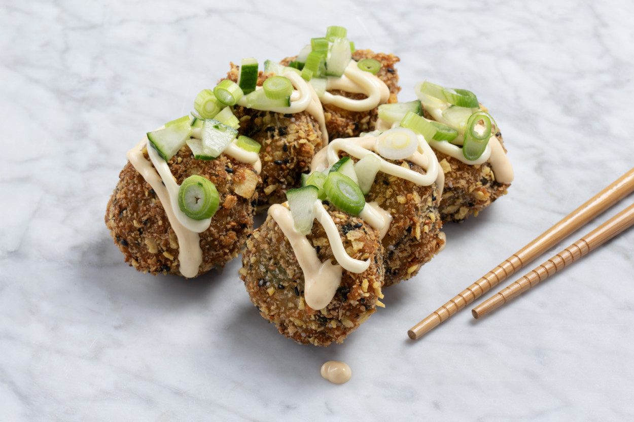 Gebakken sushi