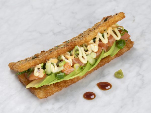 Crispy Sushi Sandwich Zalm